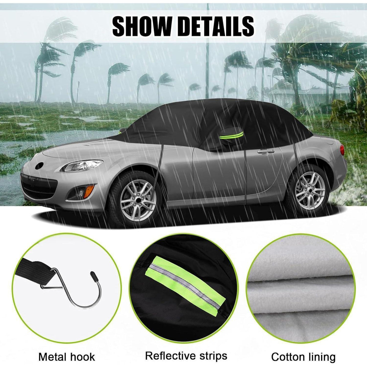 Autoabdeckung Halb für Mazda MX-5 Miata MK3 NC 2005-2015