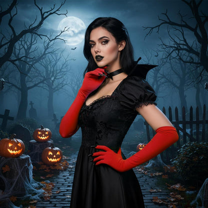 Kostümhandschuhe mit langen Krallen für Halloween & Cosplay