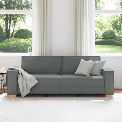 3-Sitzer Sofa Dunkelgrau, 180 cm – Bequemes Polstersofa