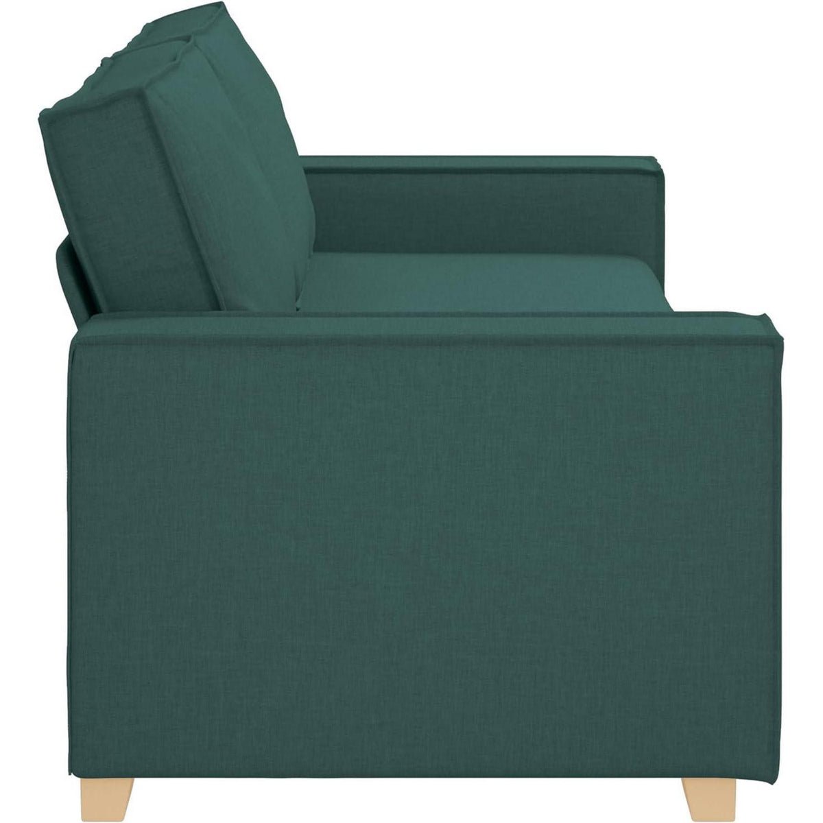 3-Sitzer Sofa Dunkelgrün, 180 cm – Modernes Wohnzimmer Sofa