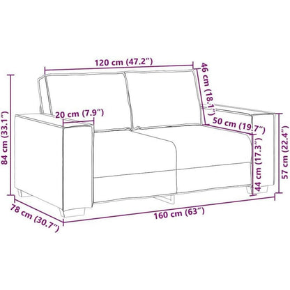 2-Sitzer Schlafsessel Hellgrau – Bequemes Sofa mit Bettfunktion