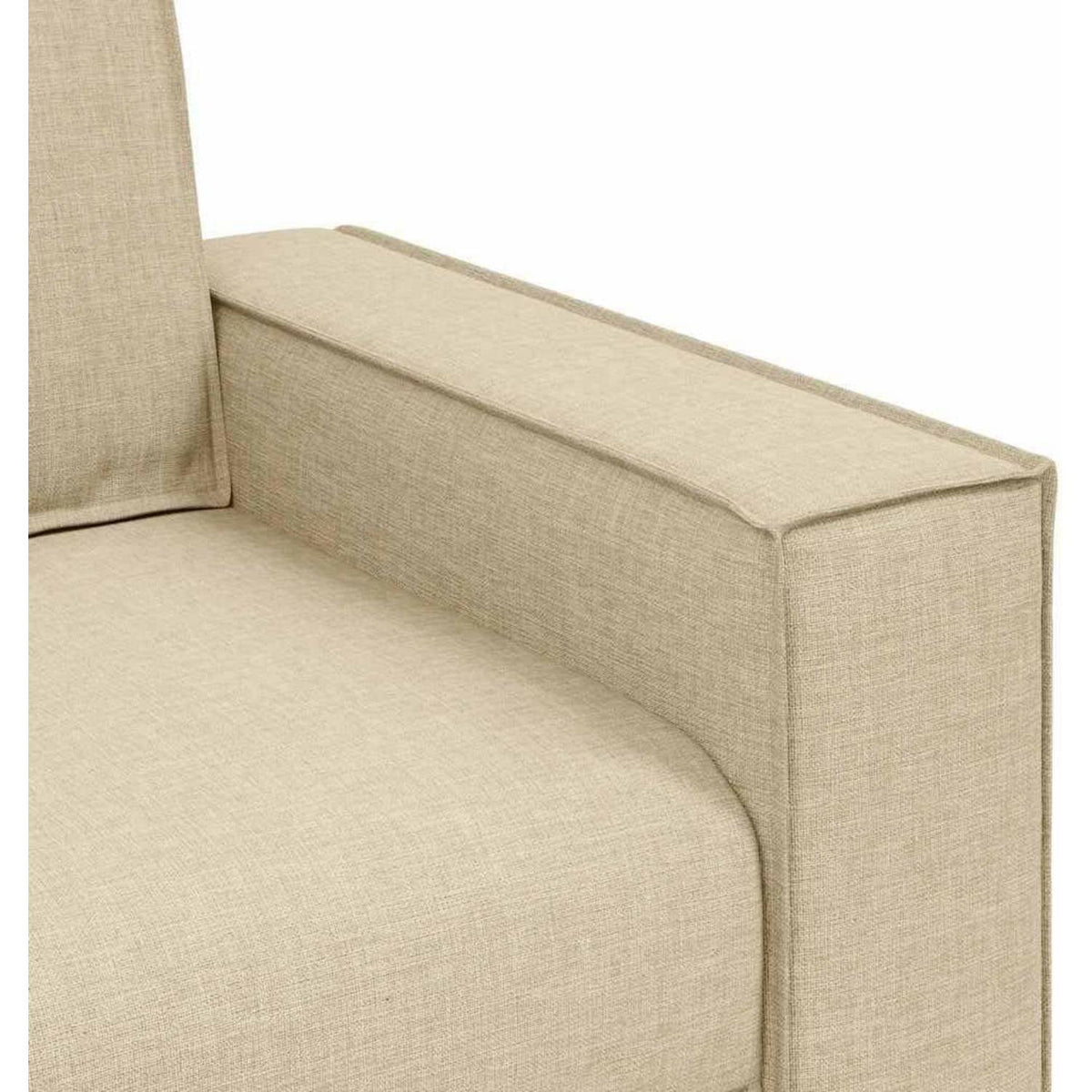 2-Sitzer Sofa Creme – Gemütliches Mini Sofa für Wohnzimmer & Büro