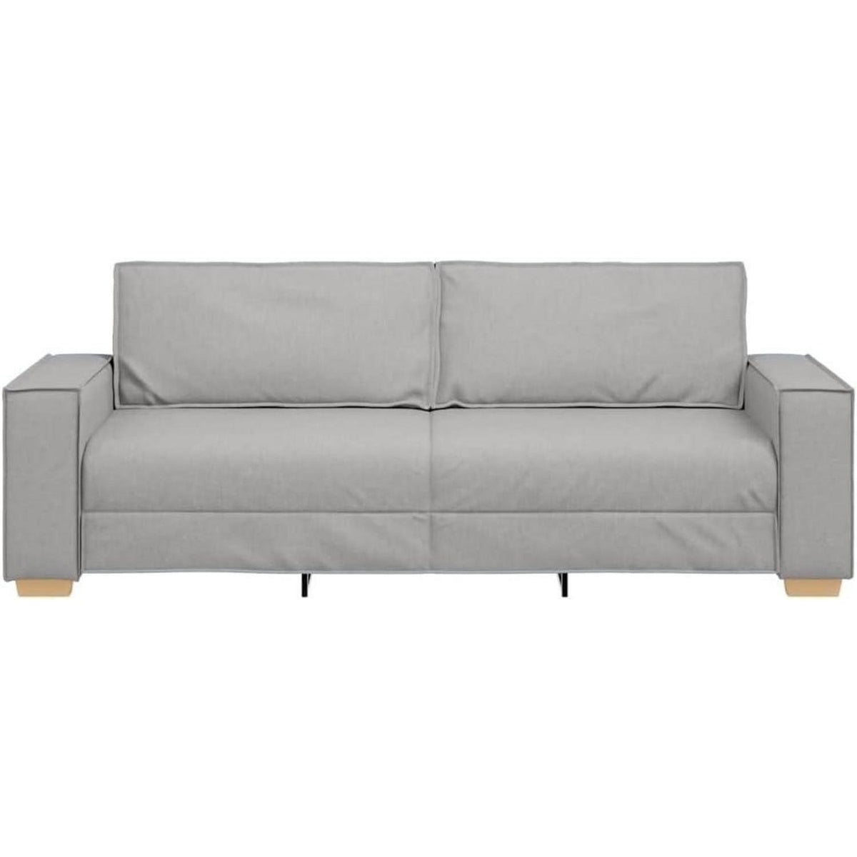 3-Sitzer Sofa Wolkengrau, 180 cm – Modernes Wohnzimmer Sofa