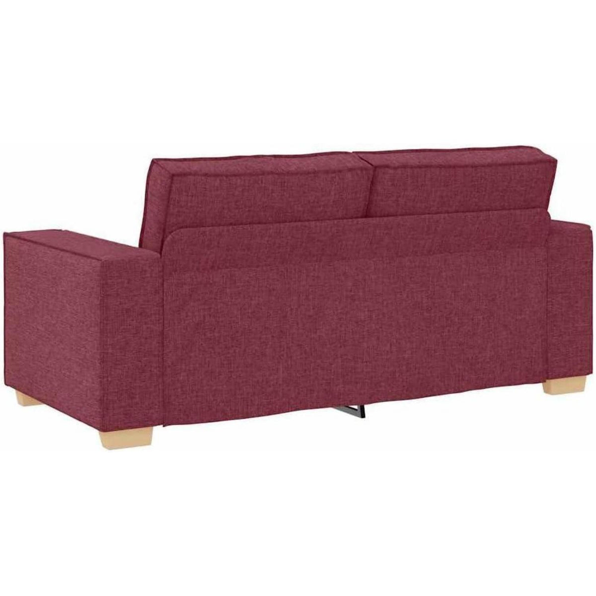 2-Sitzer Sofa Weinrot, 140 cm – Bequemes Polstersofa