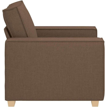 Braunes Sofa mit Sitzkissen – 60 cm, Modernes Wohnzimmer Sofa