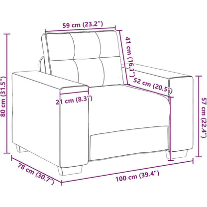 3-TLG. Samt Sofagarnitur Schwarz – Modernes Wohnzimmer Set