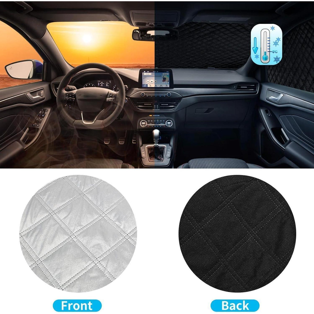 Windschutzscheibenabdeckung Ford Transit Custom 2012-2025