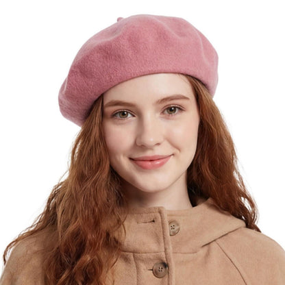 Baskenmütze Damen Rosa – Klassisch & Stilvoll für Herbst/Winter
