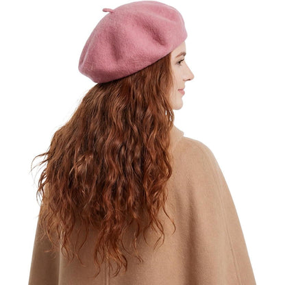 Baskenmütze Damen Rosa – Klassisch & Stilvoll für Herbst/Winter