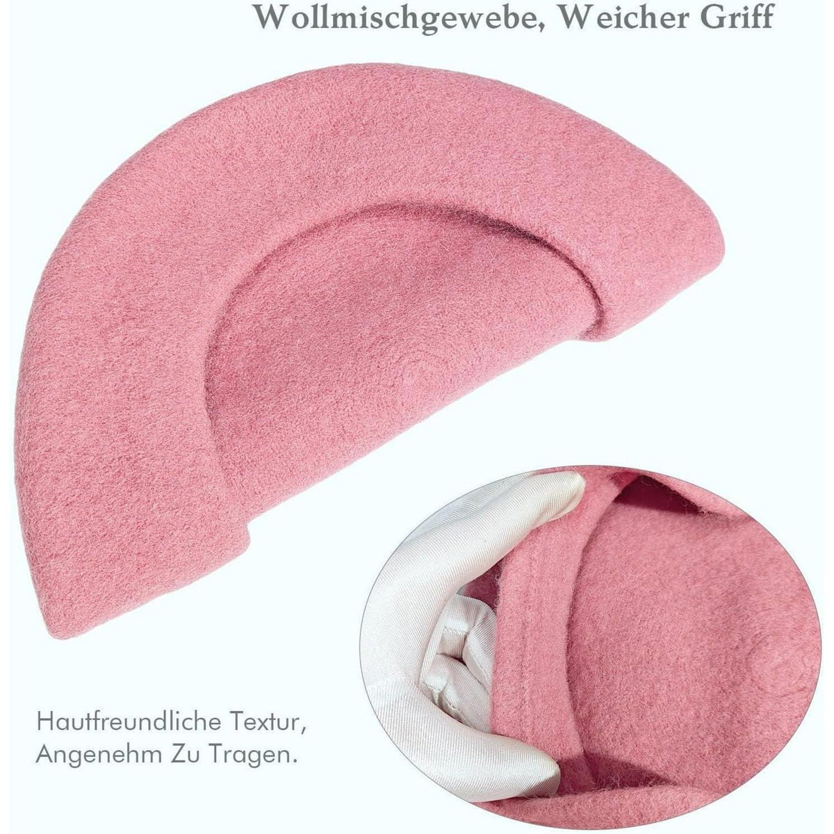 Baskenmütze Damen Rosa – Klassisch & Stilvoll für Herbst/Winter