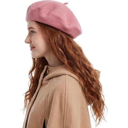 Baskenmütze Damen Rosa – Klassisch & Stilvoll für Herbst/Winter