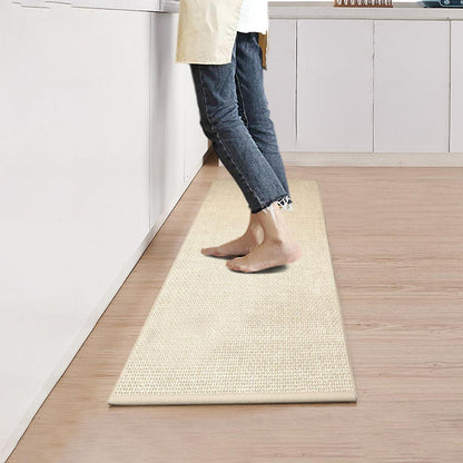 Waschbarer Küchenteppich rutschfest 43.5x180cm – Beige