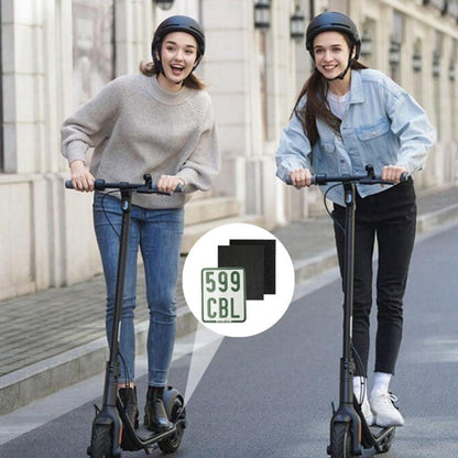 3x Klett Kennzeichenhalter E-Scooter | Reißfest & Wetterfest
