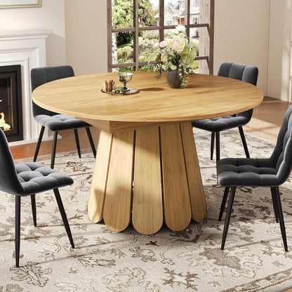 Ausziehbarer Esstisch Holz – 118-158cm, Platz für 6 Personen