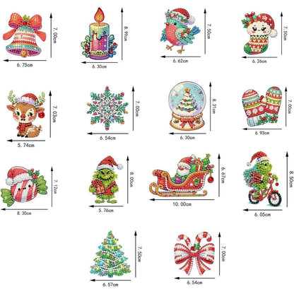 5D Diamantmalerei Weihnachten – 14 Set Kinder Painting Kit
