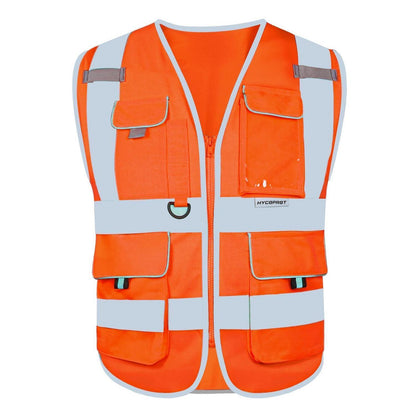 Sicherheitsweste Orange XL – Hohe Sichtbarkeit & Handytasche