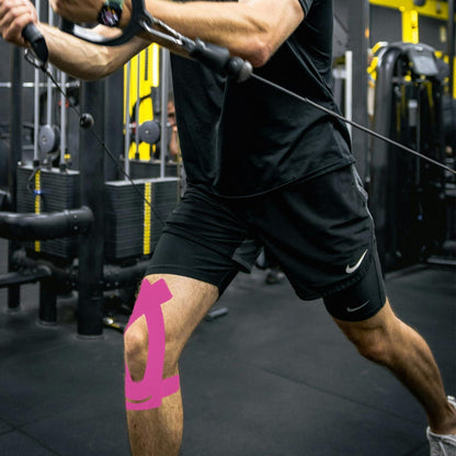 Vorgeschnittenes Kinesiotape für Knie – 12 Stück für Schmerzlinderung