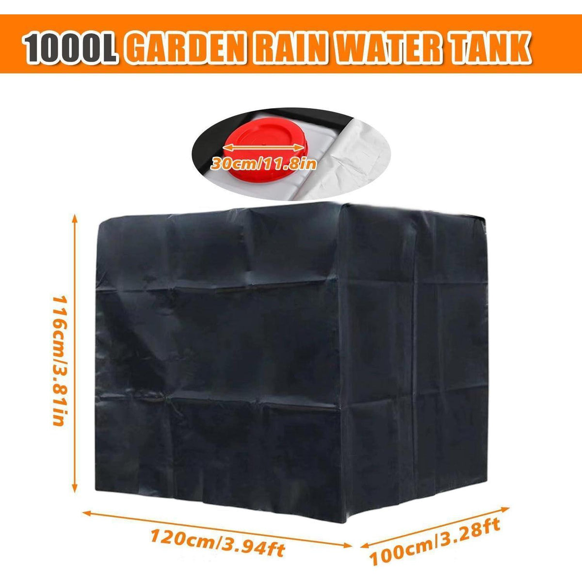 IBC Tank Abdeckung 1000L – UV-Schutzfolie für Wassertank