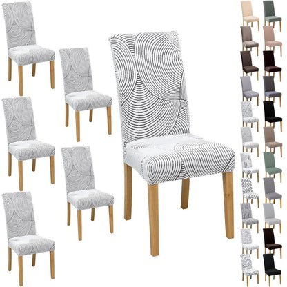 Jacquard Stuhlbezüge Set – Weich & Elegant für Wohnzimmer & Co.