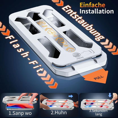 iPhone 17 Pro Panzerglas Folie 2er Set - Bläschenfrei & 9H+