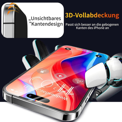 iPhone 17 Pro Panzerglas Folie 2er Set - Bläschenfrei & 9H+