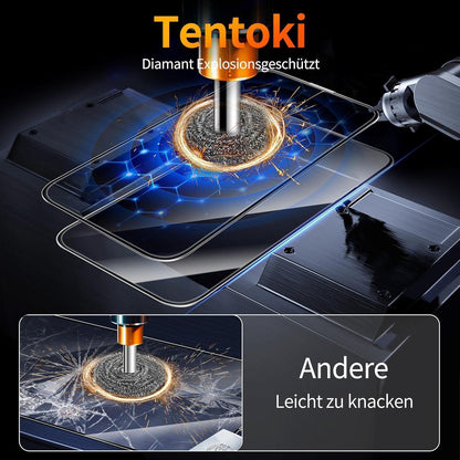 iPhone 17 Pro Panzerglas Folie 2er Set - Bläschenfrei & 9H+