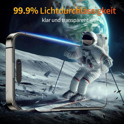 iPhone 17 Pro Panzerglas Folie 2er Set - Bläschenfrei & 9H+