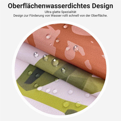 Duschvorhang 180x170 cm Blätter Linie, Wasserabweisend, Waschbar