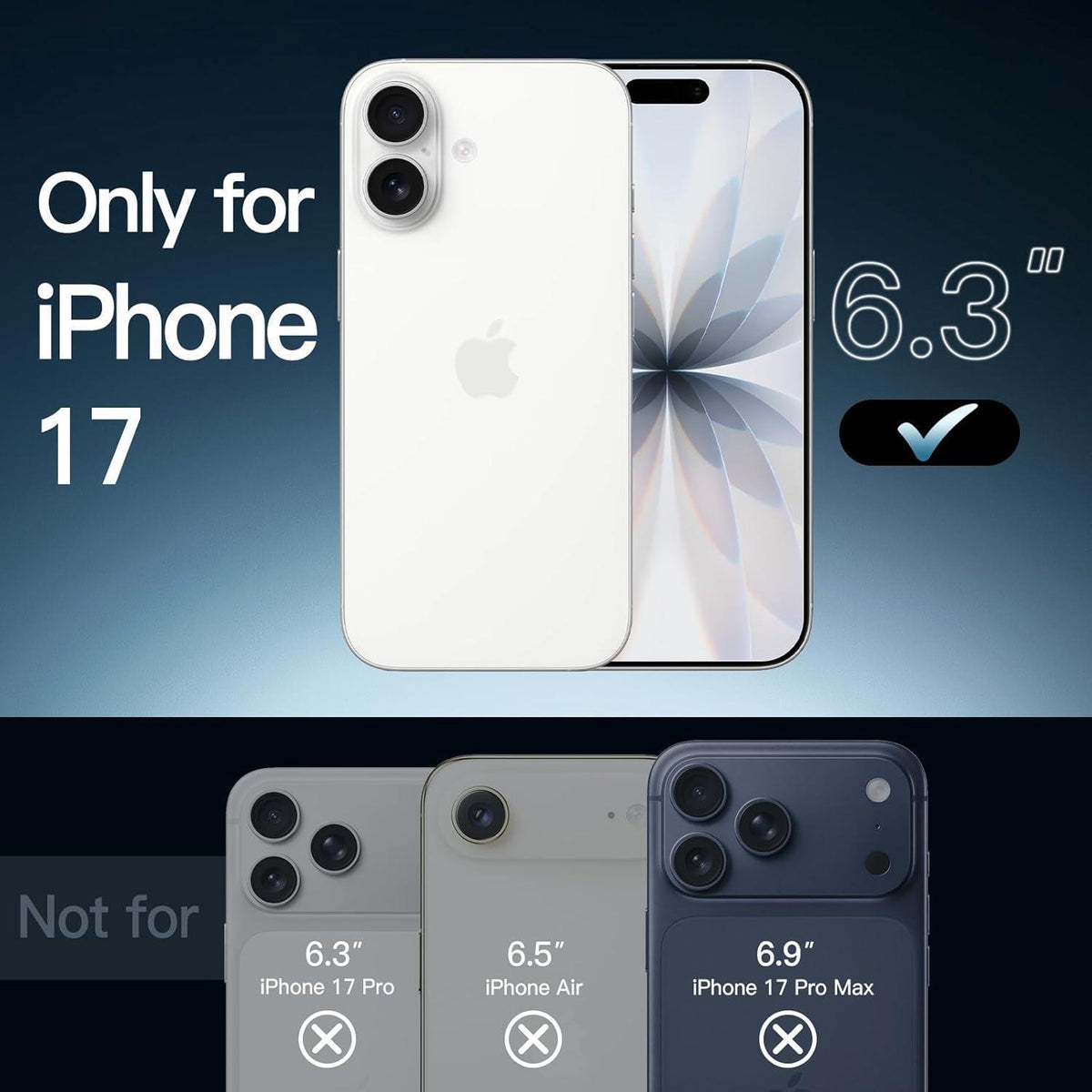 iPhone 17 Hülle MagSafe Transparent Stoßfest