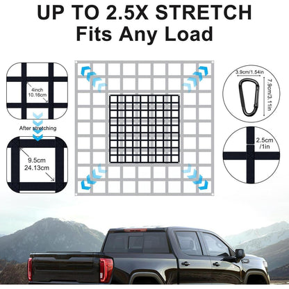 Flaches Gepäcknetz für Pickup-Laderaum – 1,22x1,22m