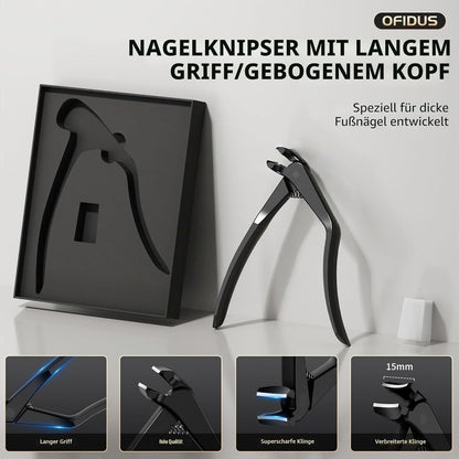 Zehennagelknipser lang gebogen für dicke Zehennägel Senioren