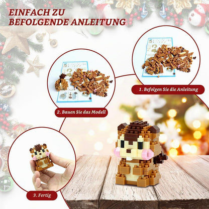 Adventskalender 2026 Tiere – Mini Bauspielzeug für Kinder