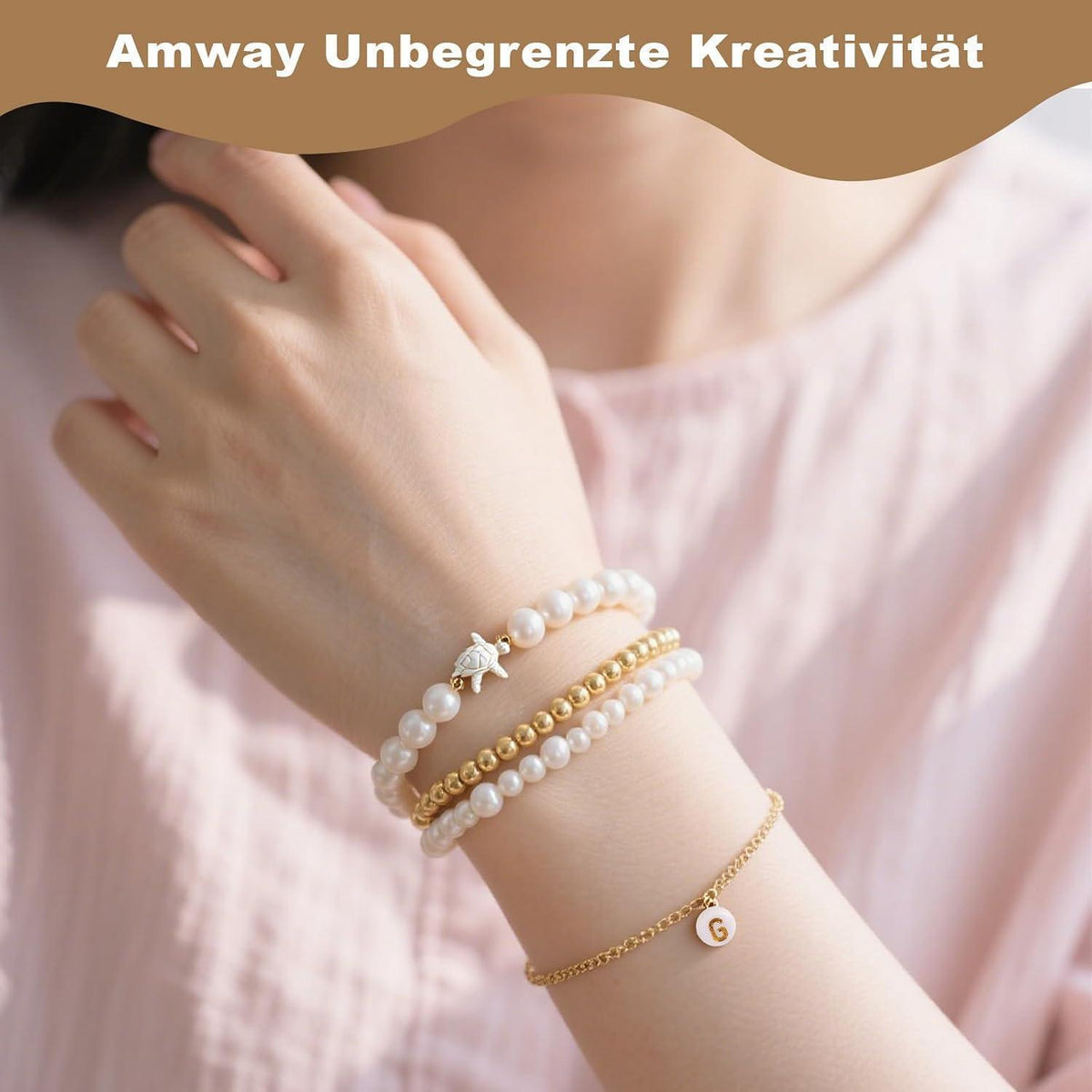 Perlen Set 1042 Teile DIY Schmuck Basteln Muschel Herz Schildkröte