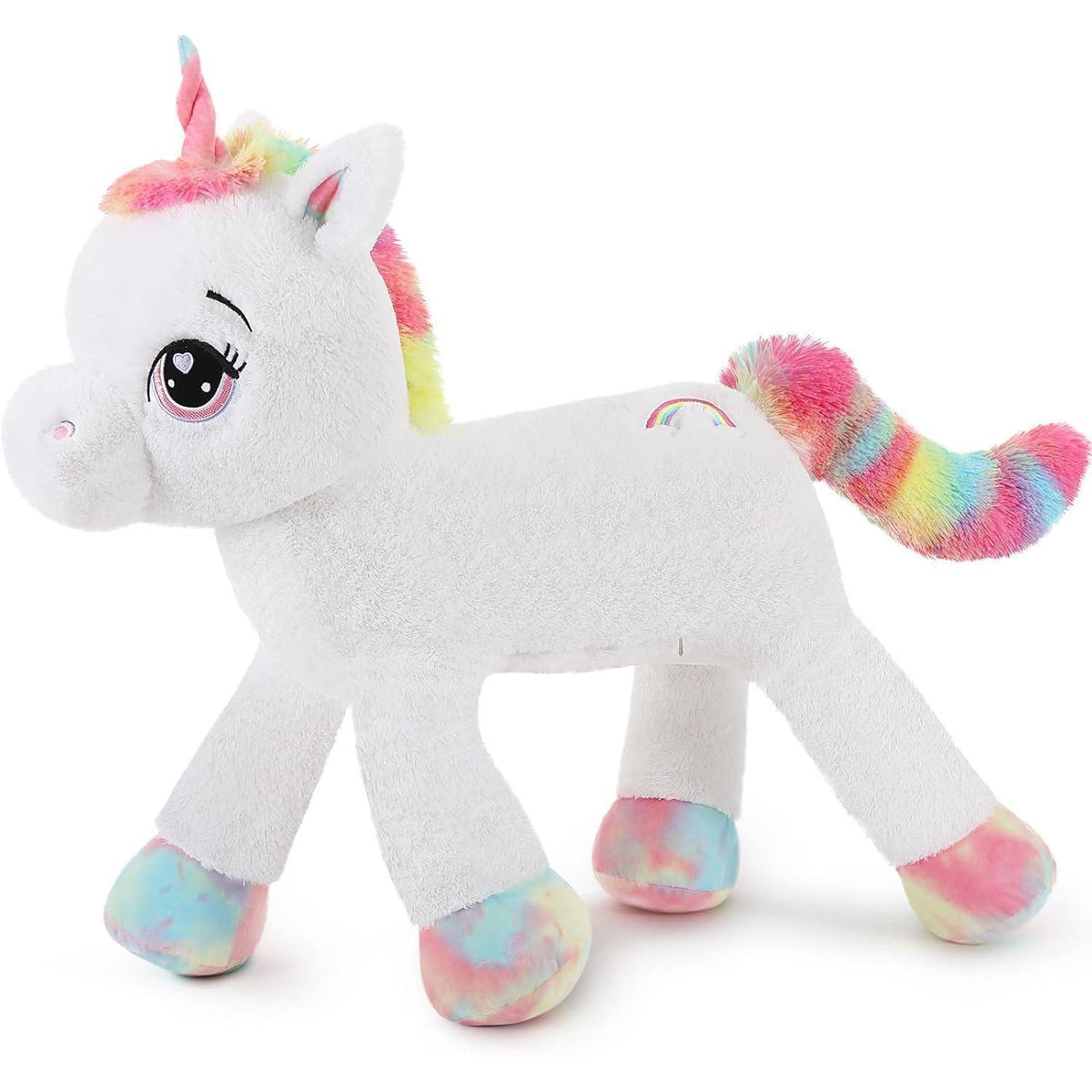 XXL Einhorn Kuscheltier 110cm - Weiches Plüschtier für Kinder