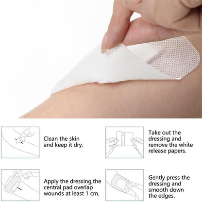 Sterile Wundpflaster 10x10cm – 10er Pack | Inselverband