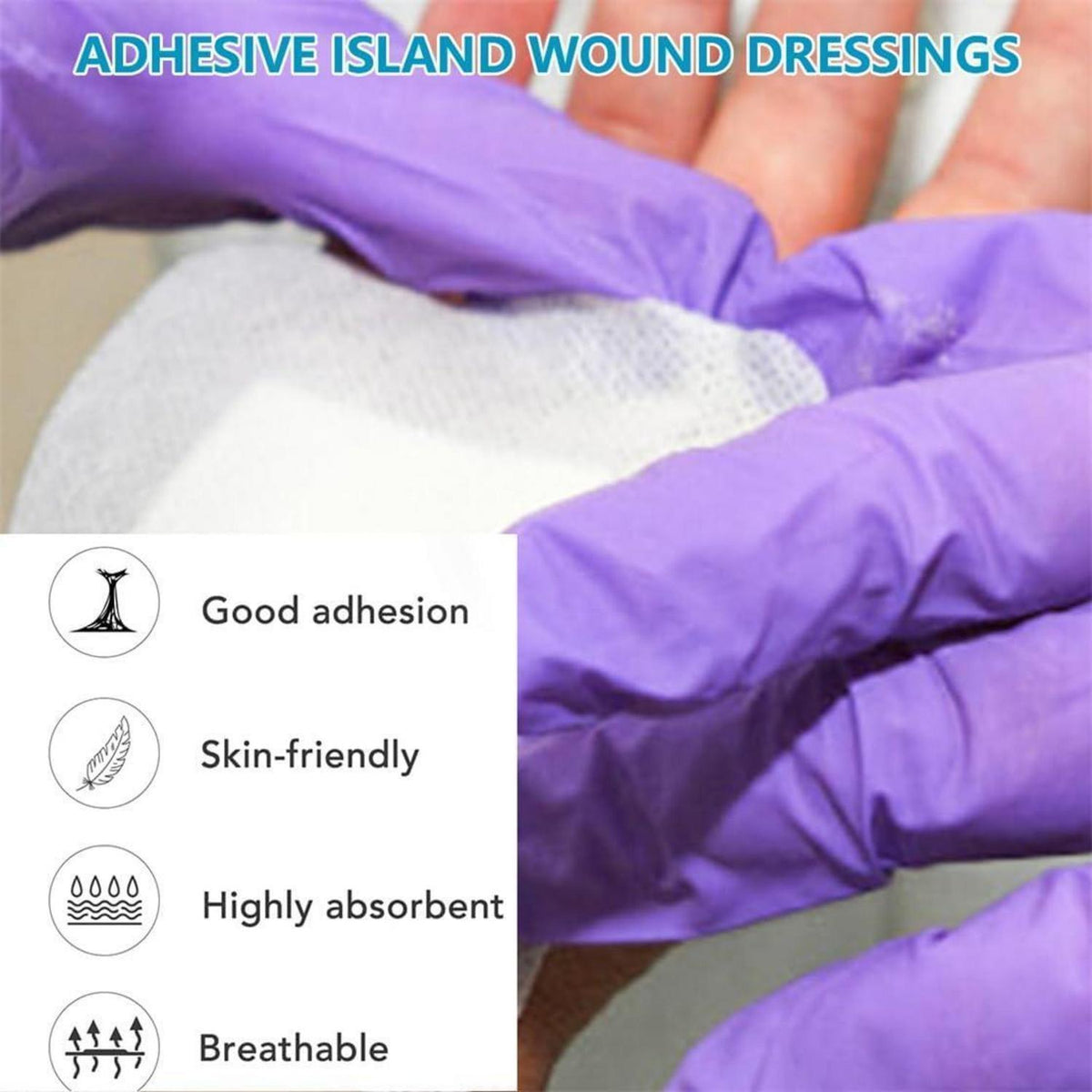 Sterile Wundpflaster 10x10cm – 10er Pack | Inselverband