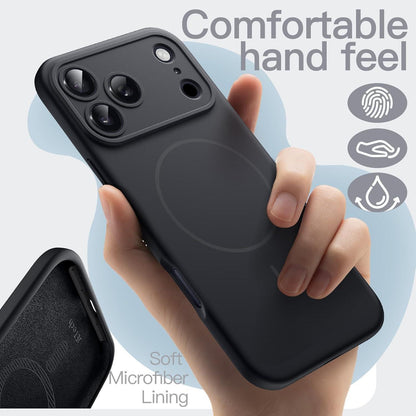 Magnetische Silikon Hülle für iPhone 17 Pro Max mit MagSafe