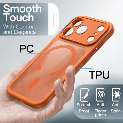 Magnetische Hülle für iPhone 17 Pro Max (6,9 Zoll) - Orange