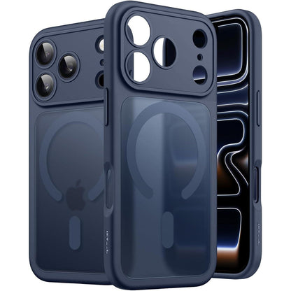 Magnetische Hülle für iPhone 17 Pro 6,3 Zoll, Dunkelblau