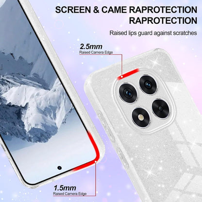 Glitzer Handyhülle für Xiaomi Redmi Note 14 Pro 5G, Silbrig