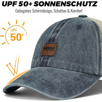 Atmungsaktive Mesh Basecap Herren Damen Outdoor Sport Cap