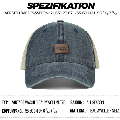 Atmungsaktive Mesh Basecap Herren Damen Outdoor Sport Cap
