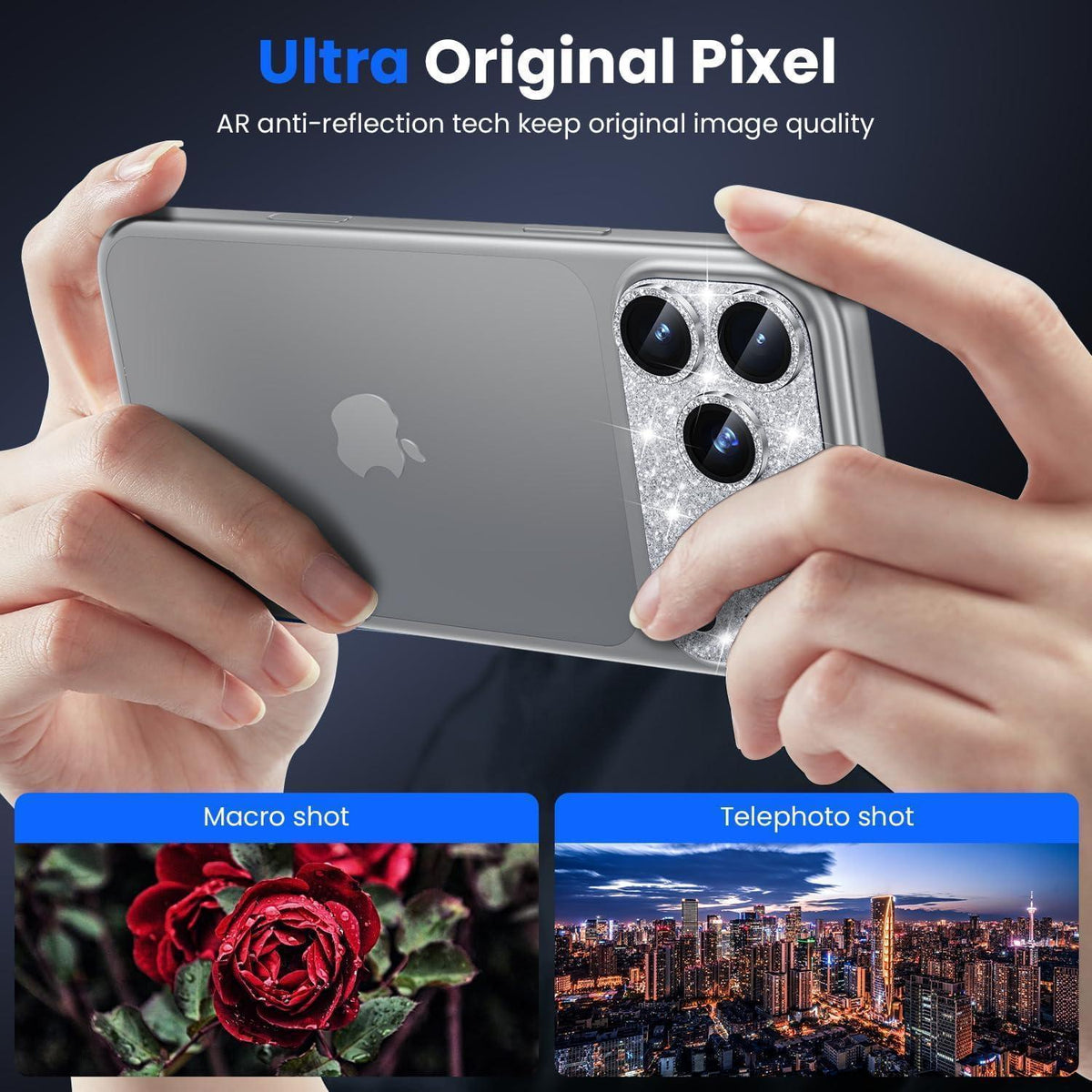Kameraschutz iPhone 17 Pro Matt Metall 9H Kratzfest HD Klar