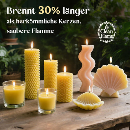 Bio Bienenwachspellets Gelb – 9kg für Kosmetik & Kerzen