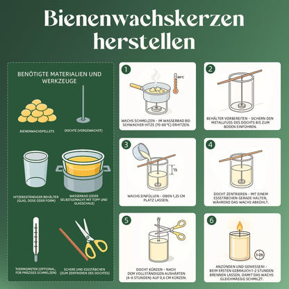 Bio Bienenwachspellets Gelb – 9kg für Kosmetik & Kerzen