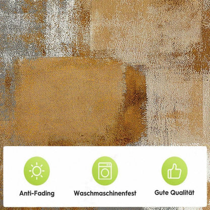 Tischdecke Braun Abwaschbar 100x100 cm – Modern & Landhausstil