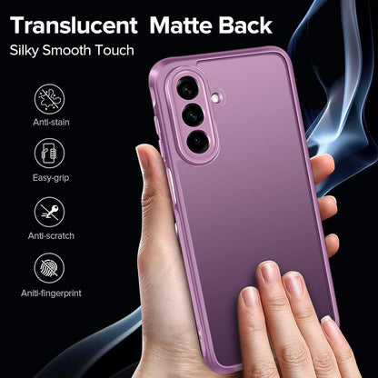 Schutzhülle mit Panzerglas für Samsung Galaxy A17 4G/5G Rosa