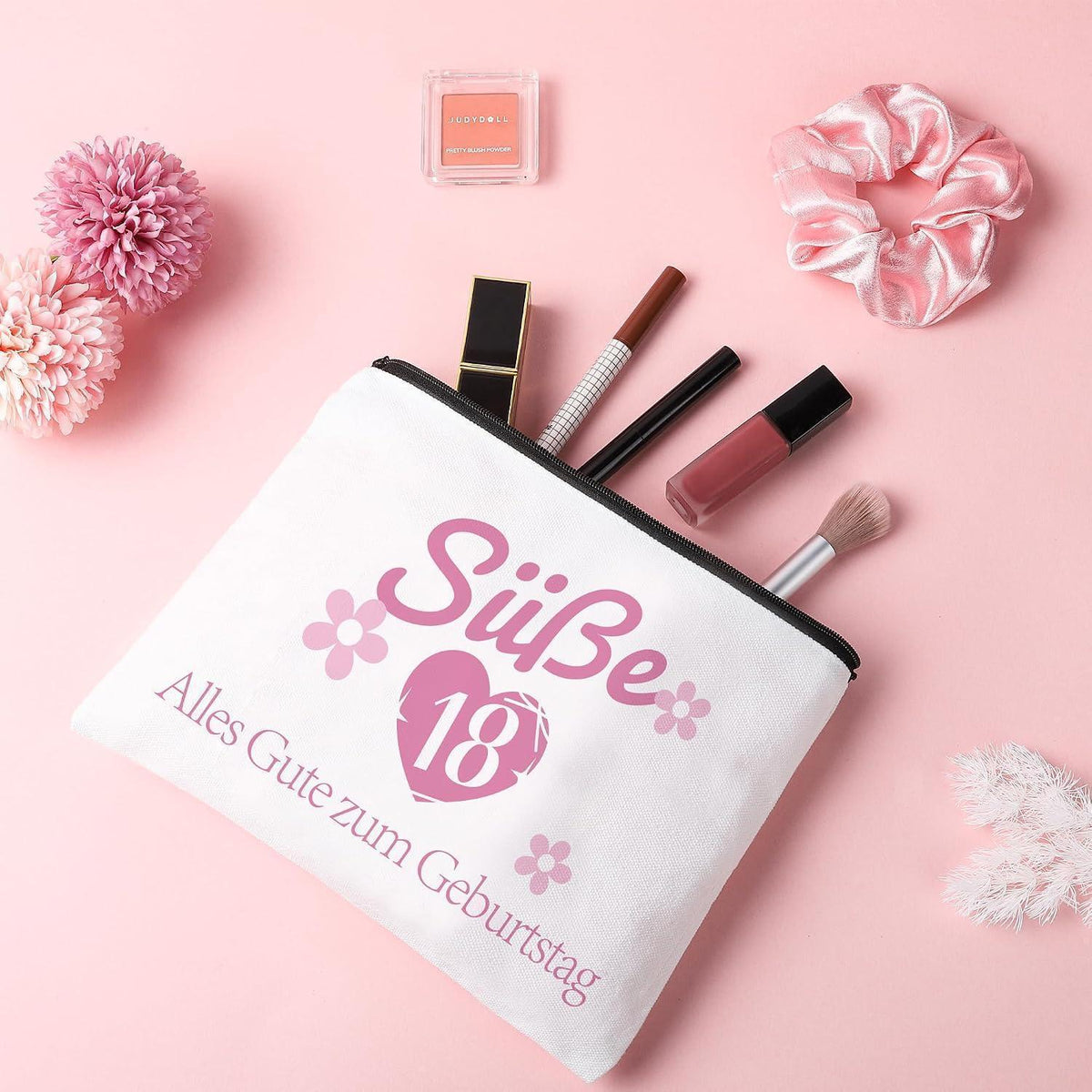Geschenkset 18. Geburtstag Mädchen – 8-teilig & stilvoll