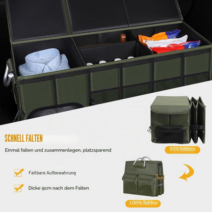 Kofferraum Organizer XL – Faltbar, Wasserdicht & Abnehmbar