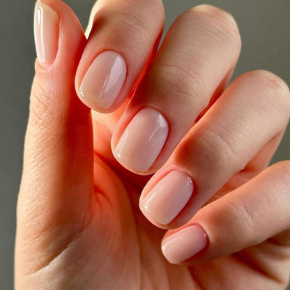 Künstliche Nägel Nude French, 24 Stk. Falsche Nägel Zum Aufkleben
